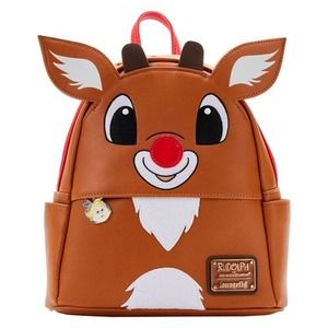 Exclusive Loungefly Rudolph the Red-Nosed Reindeer Light Up Backpack